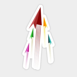 Dreams rocket Sticker